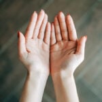 Open hands releasing character defects in Step 6 of Alcoholics Anonymous