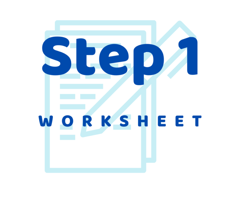 The Na Step One Worksheet That Changes Everything - wfbz7b0