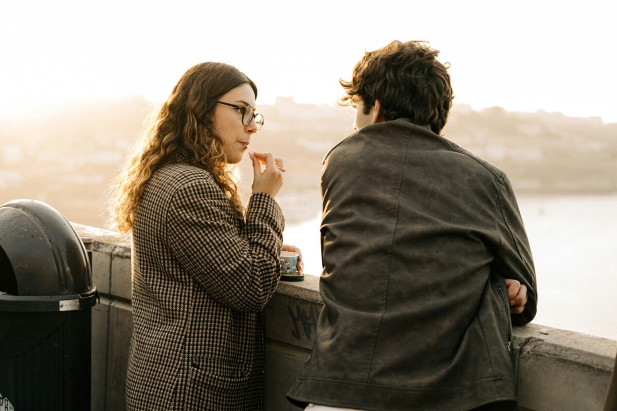 Woman making amends to her son while discussing future plans.