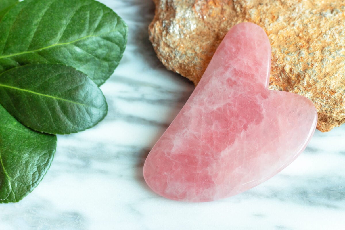 Rose quartz crystal for emotional healing and heart chakra opening in addiction recovery